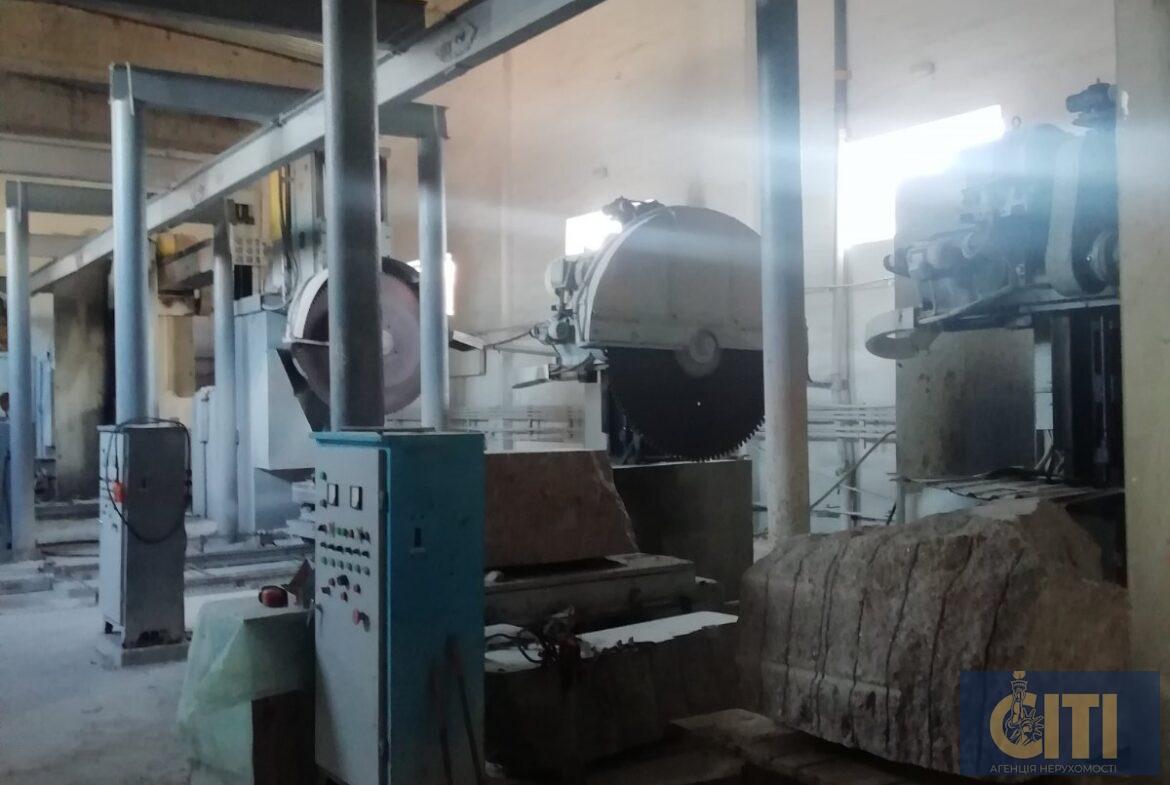 Каменеобробне підприємство (обробка граніту), 2 040 м2