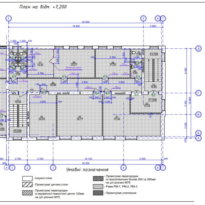 Окремо розташована будівля в центрі, 1750 кв.м.