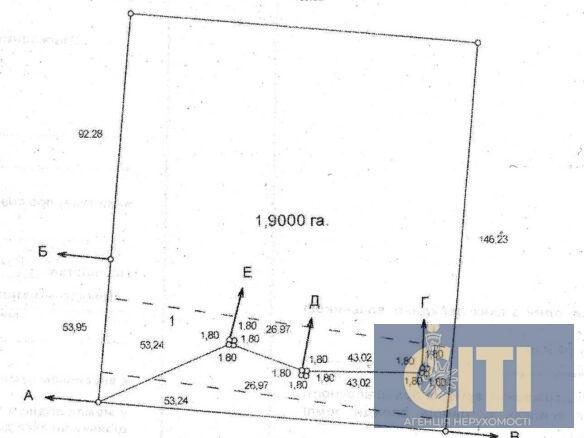 Земельна ділянка в Новоград-Волинському районі, 1,9 га