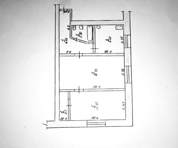 Квартира под бизнес + подвал в центре, 46 м2