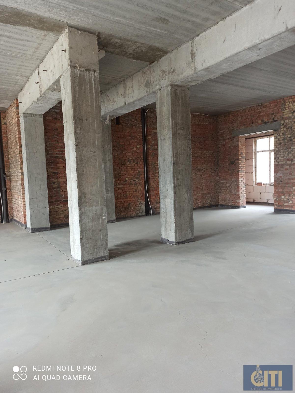 Коммерческое помещение в новострое, 165 м2 Комерційне приміщення в новобудові, 165 м2