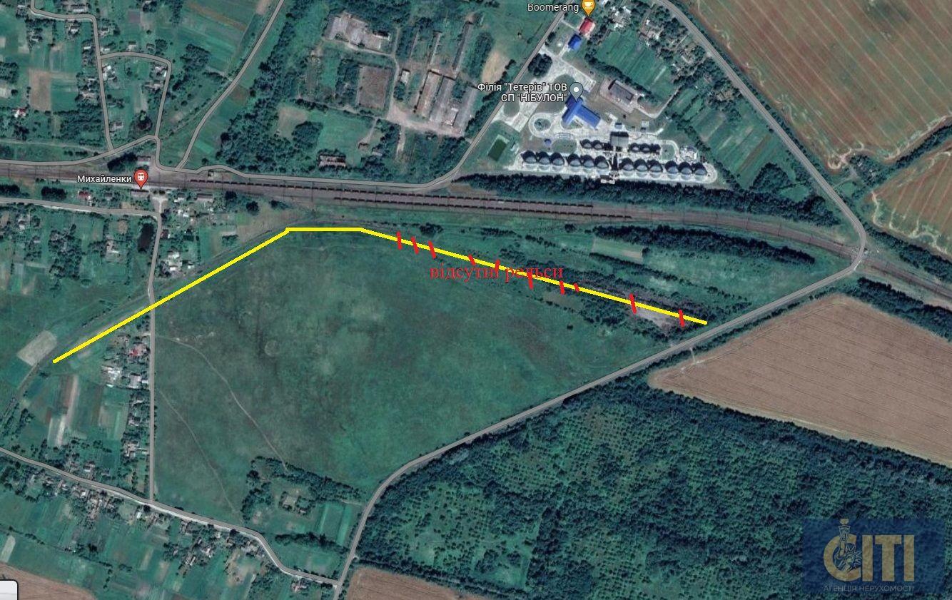 Продажа земельного участка с Ж/Д веткой, 5.5 га под элеватор, склады, бизнес Продаж земельної ділянки із залізничною гілкою, 5.5 га під елеватор, склади, бізнес