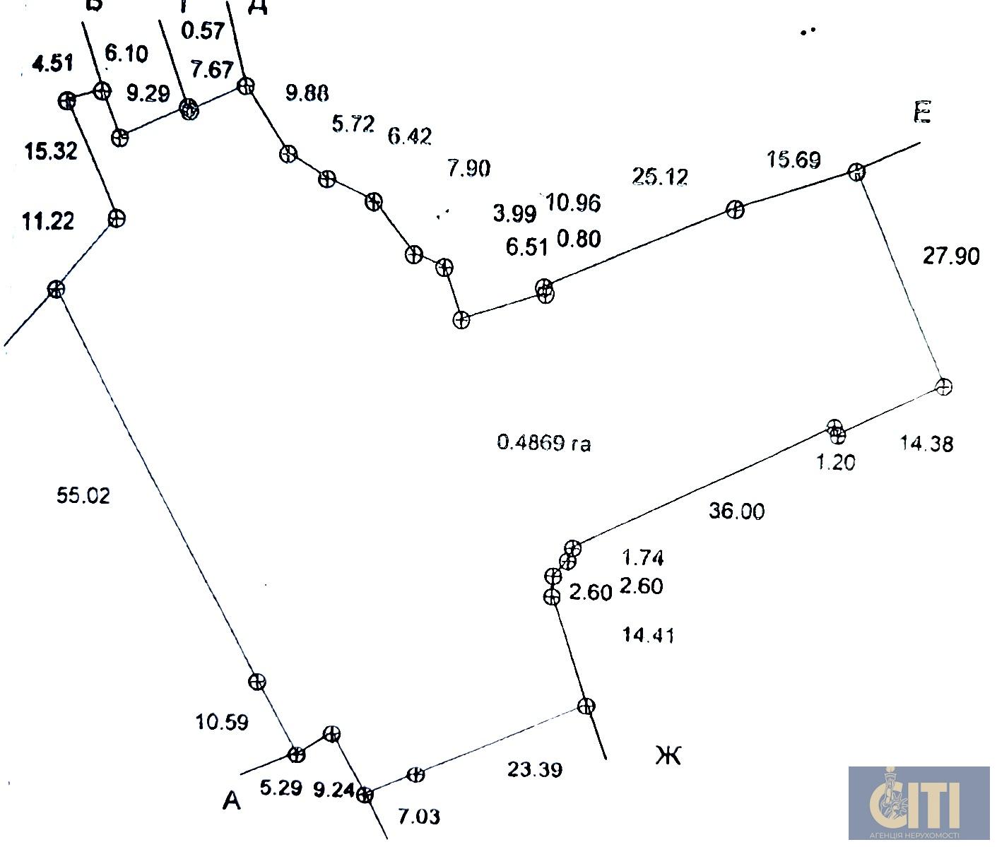 Продажа земельного участка коммерческого назначения 0.50 Га под строительство многоэтажного дома, центр Житомира Продаж земельної ділянки комерційного призначення 0.50 Га під будівництво багатоповерхового будинку, центр Житомира