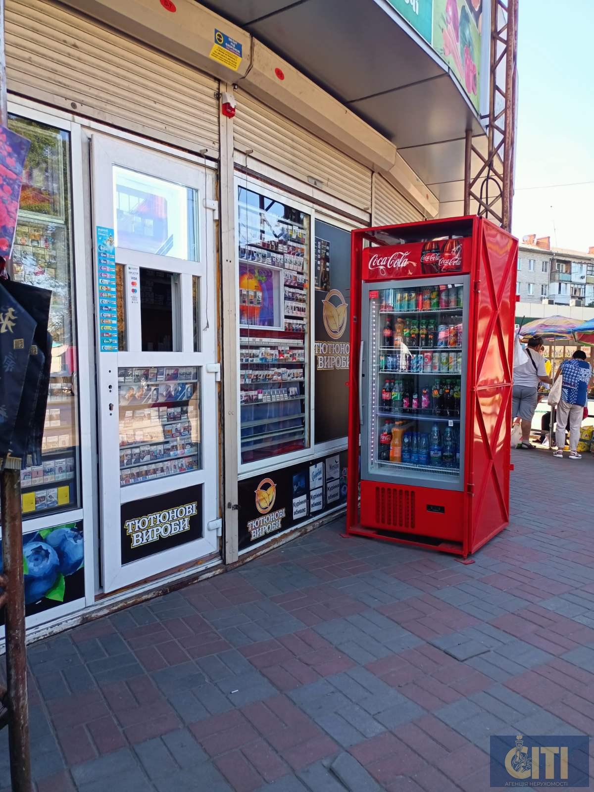 Аренда киоска на Крошне, 20 м², фасад Оренда кіоску на Крошні, 20 м², фасад