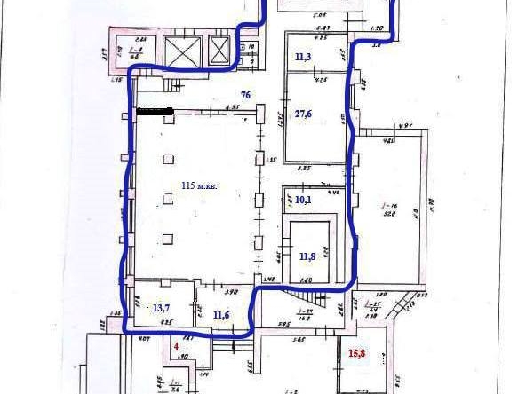 Commercial space, in the center (r. Zhovten), 360 sq.m.