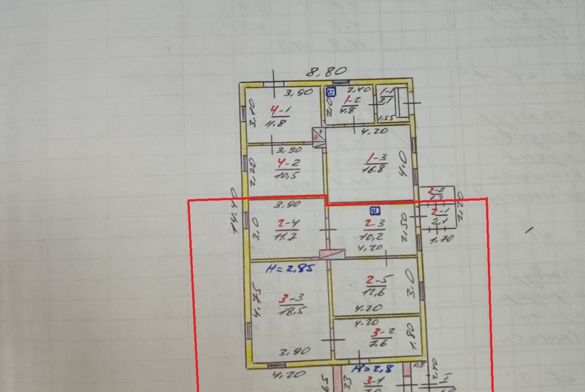 Продажа части дома под бизнес 60 м² на Гоголевской/Хлебной