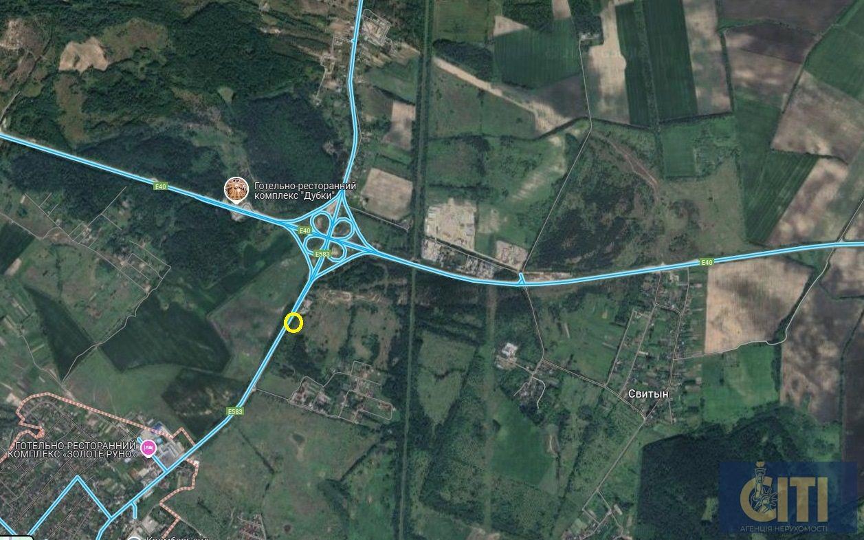 Фасадный участок под бизнес 0.59 га на трассе Фасадна ділянка під бізнес 0.59 га на трасі