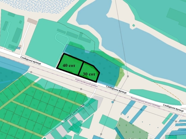 Sale of land plot of commercial purpose, 40 sot. area of Paper Factory.