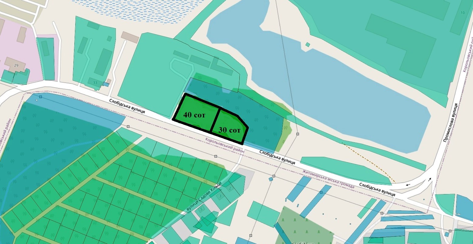 Sale of land plot of commercial purpose, 40 sot. area of Paper Factory.