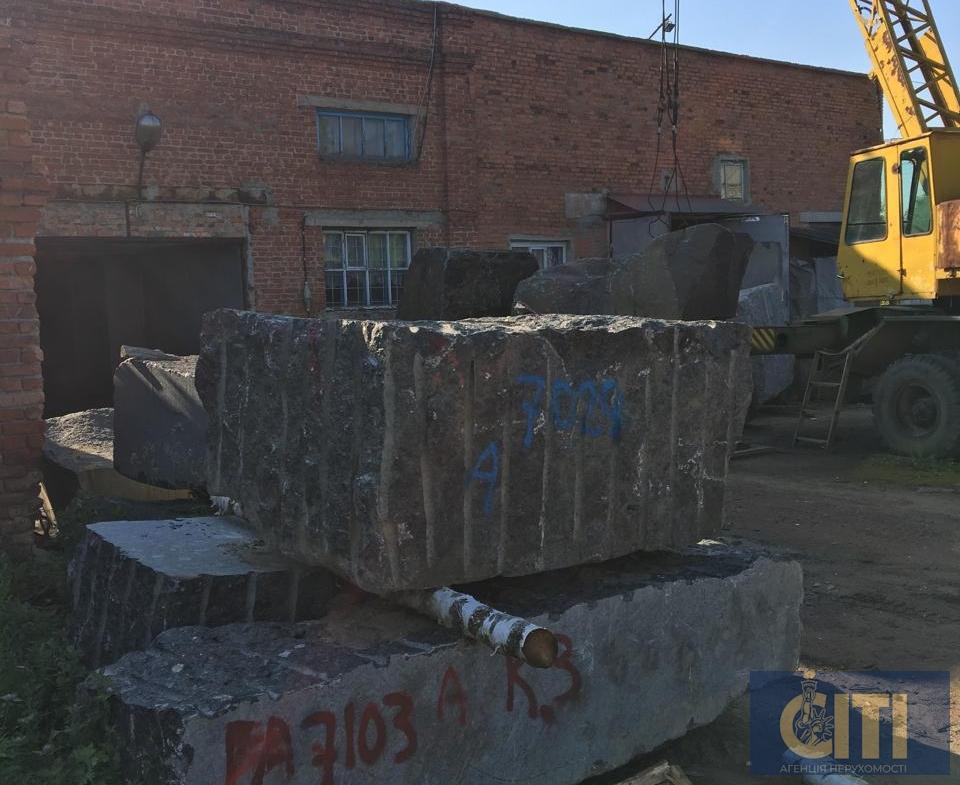 Stone processing shop with full equipment for sale, Khoroshev, Zhytomyr region