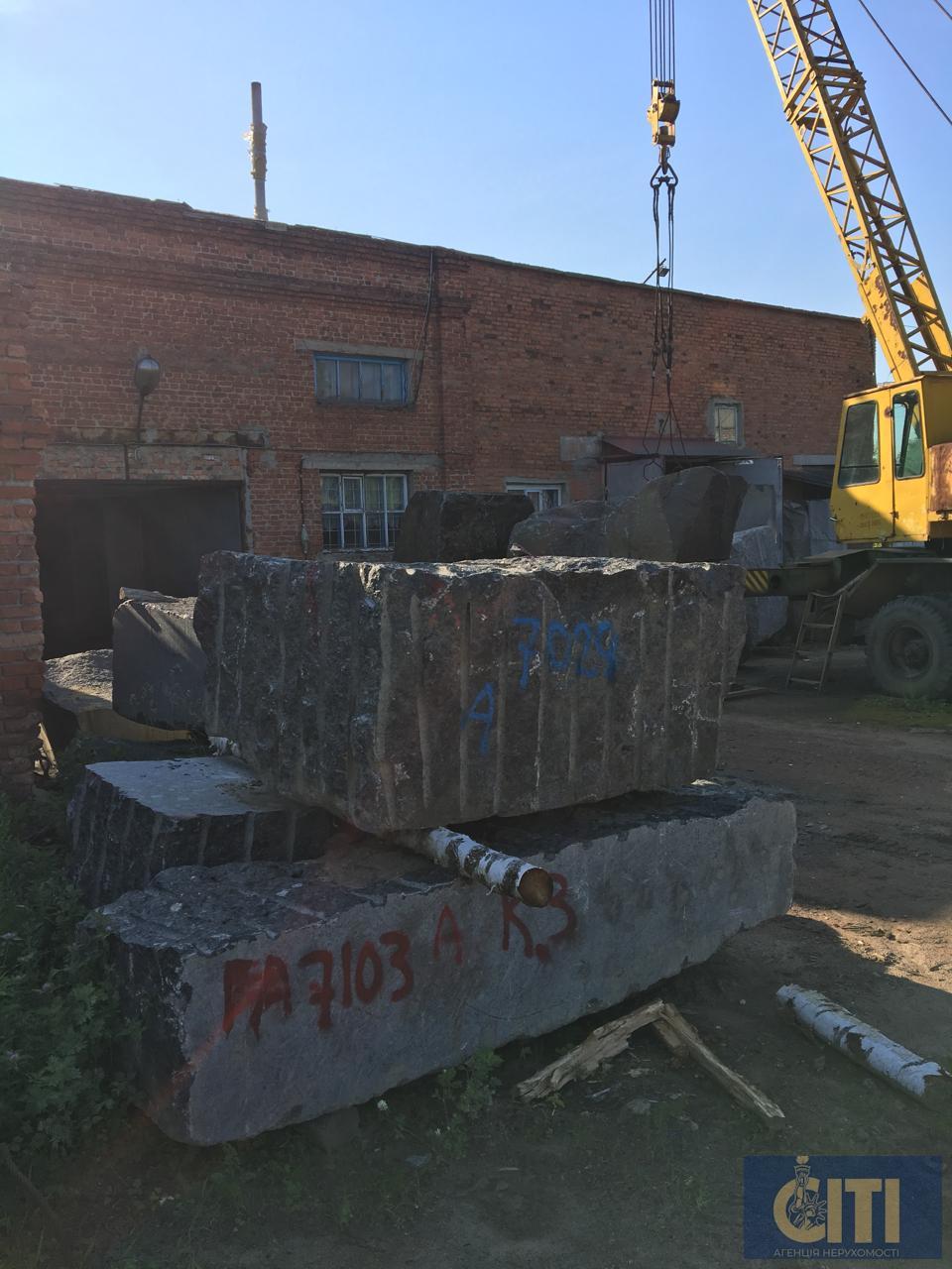 Stone processing shop with full equipment for sale, Khoroshev, Zhytomyr region