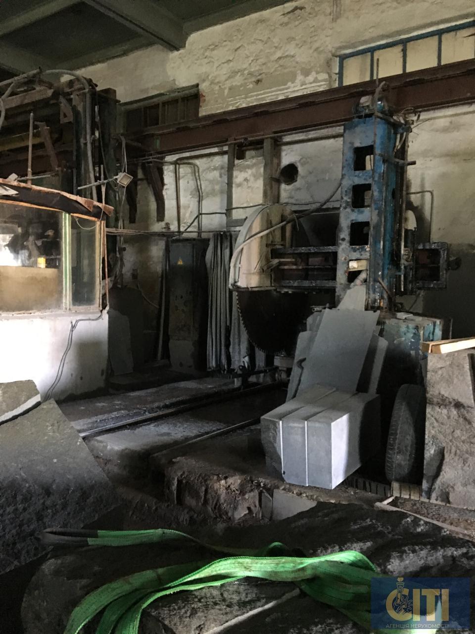 Stone processing shop with full equipment for sale, Khoroshev, Zhytomyr region