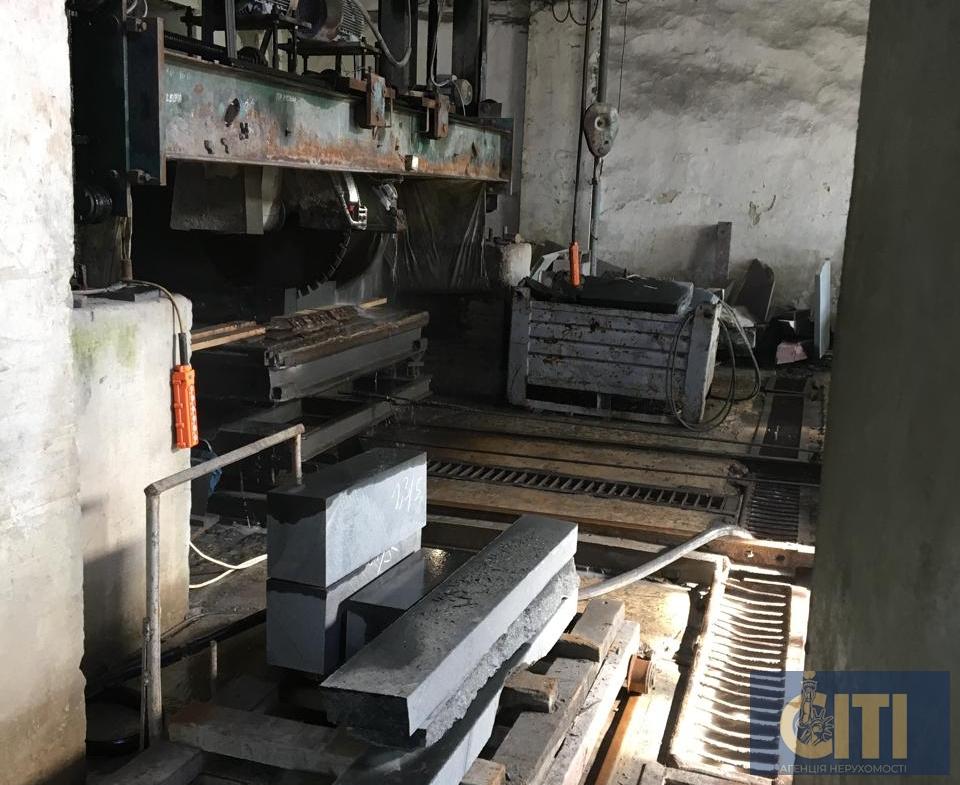 Stone processing shop with full equipment for sale, Khoroshev, Zhytomyr region