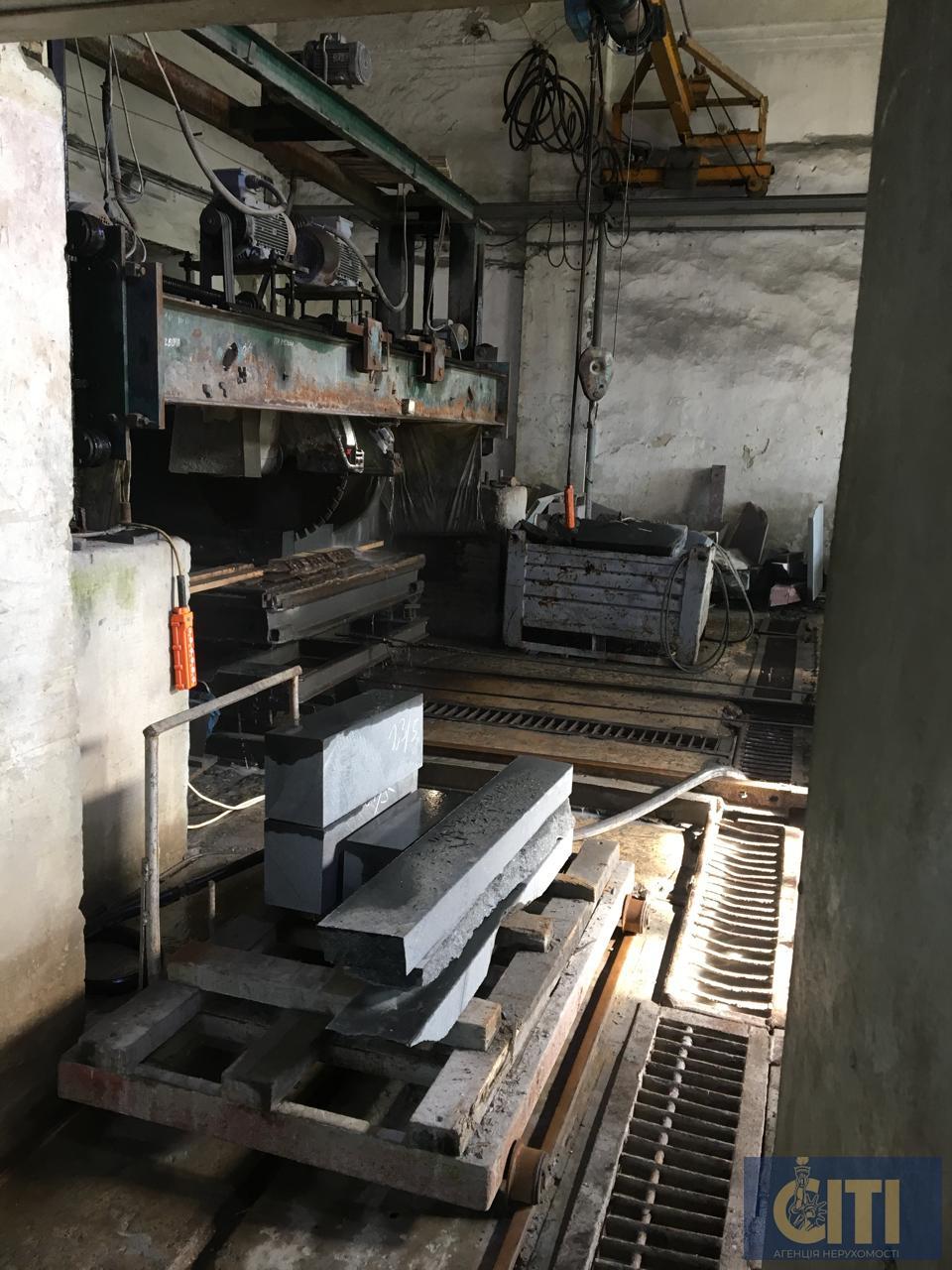 Stone processing shop with full equipment for sale, Khoroshev, Zhytomyr region