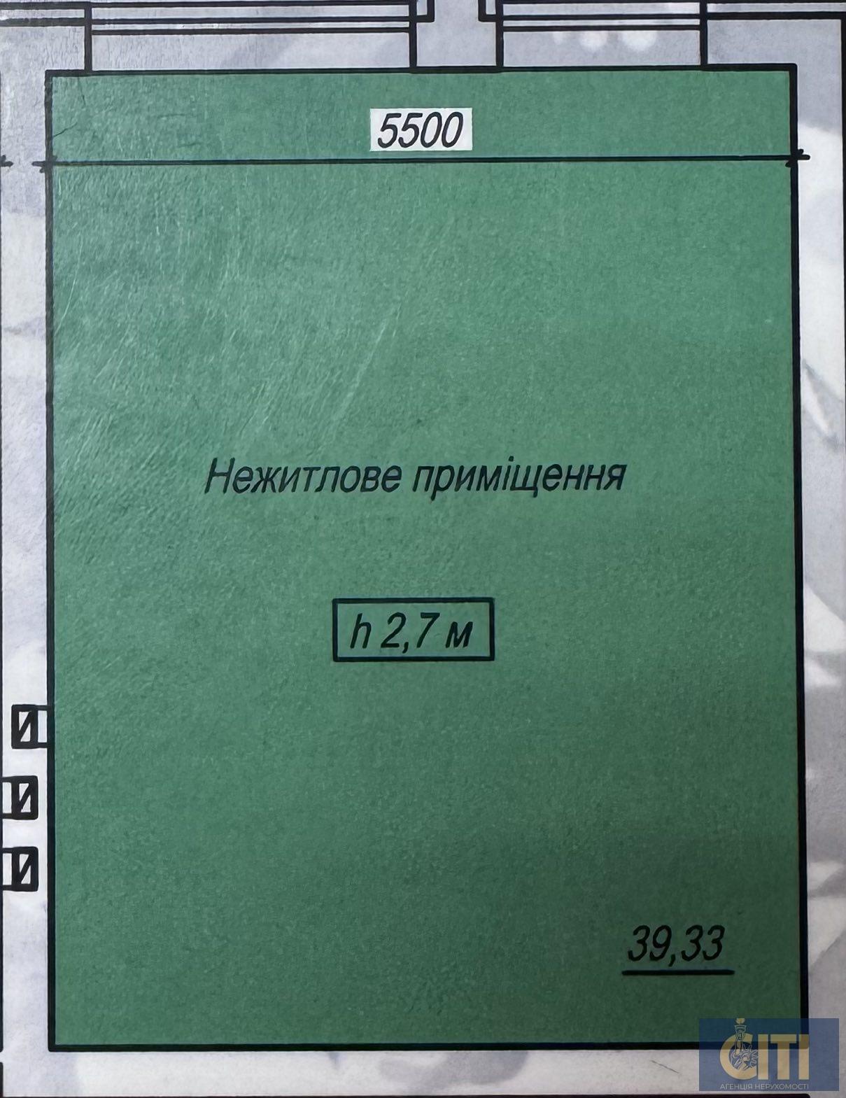 Оренда комерційного приміщення ЖК Домашній-2, 39 кв.м.