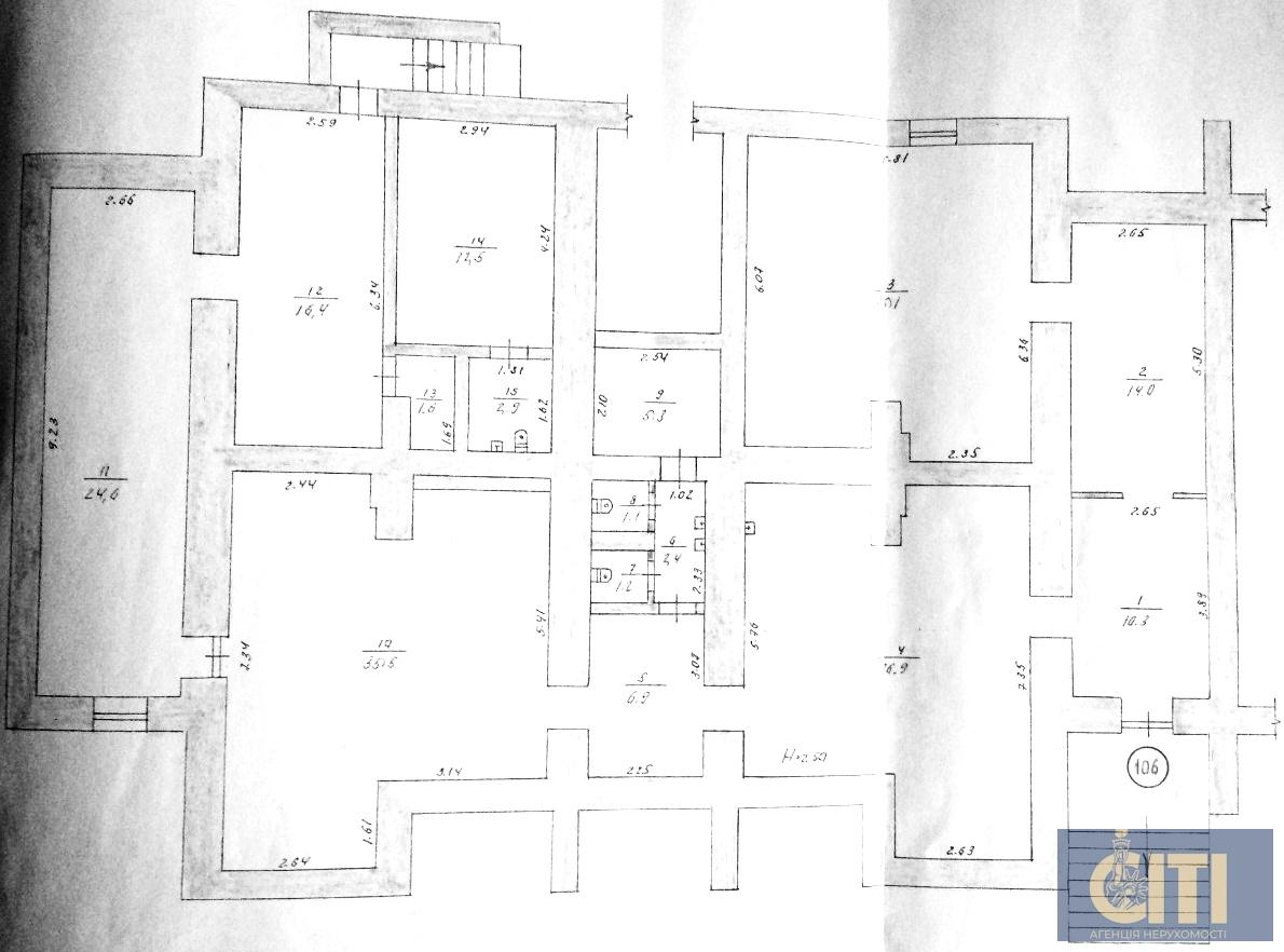 Продажа коммерческого помещения на ул.Шевченко, 210 м² Продаж комерційного приміщення на вул.Шевченка, 210 м²