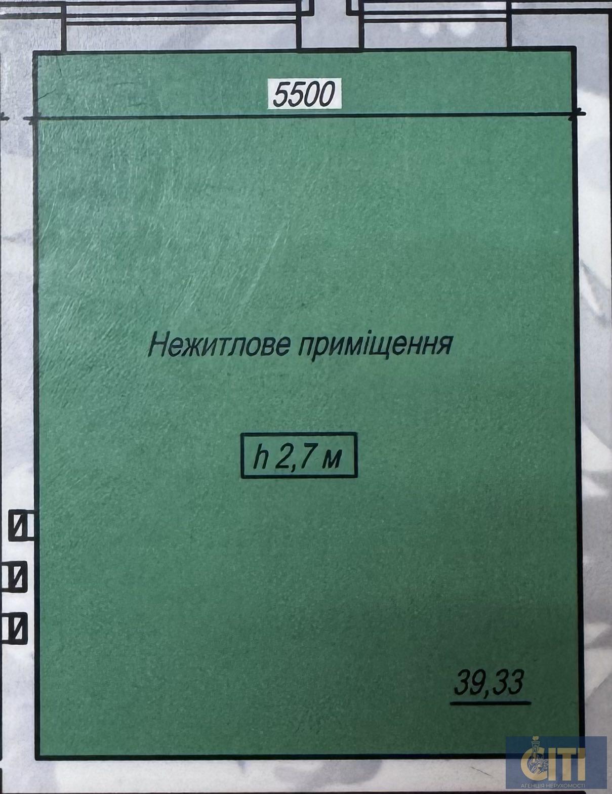 Продаж комерційного приміщення в ЖК "Домашній-2", 40 м²