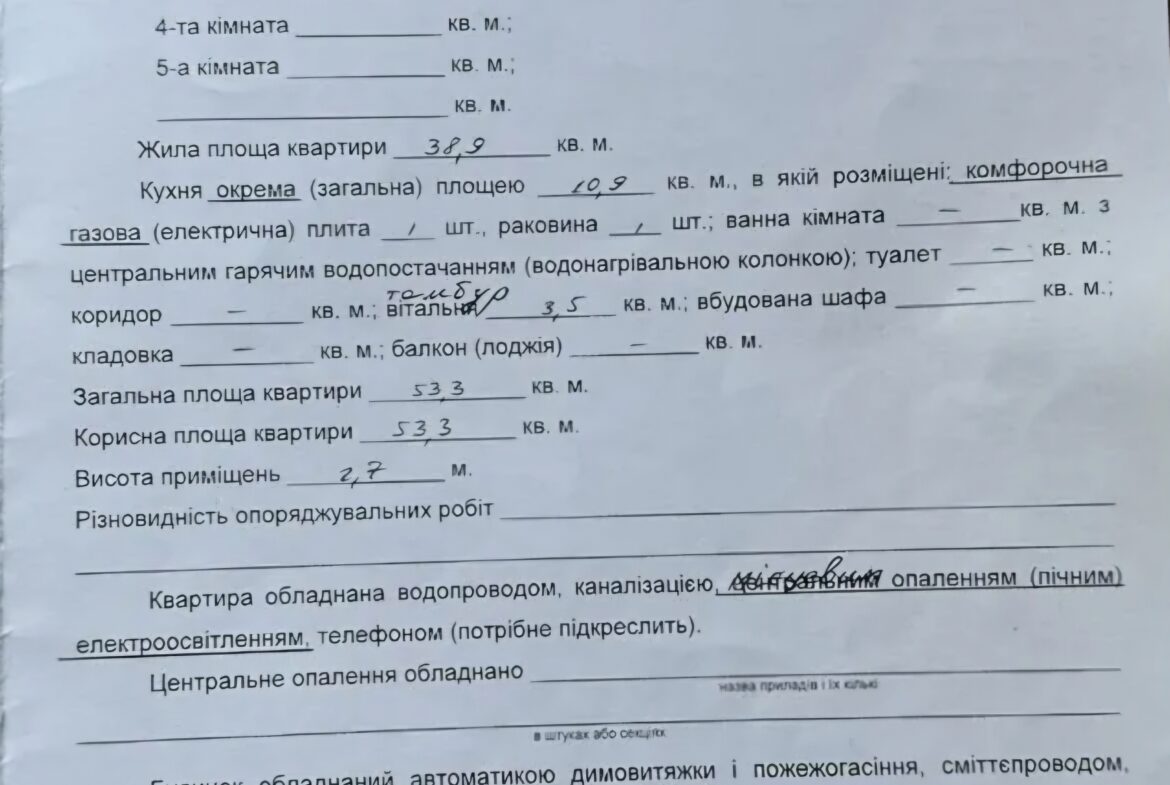Комерційне приміщення в центрі смт Черняхів, 53 м²