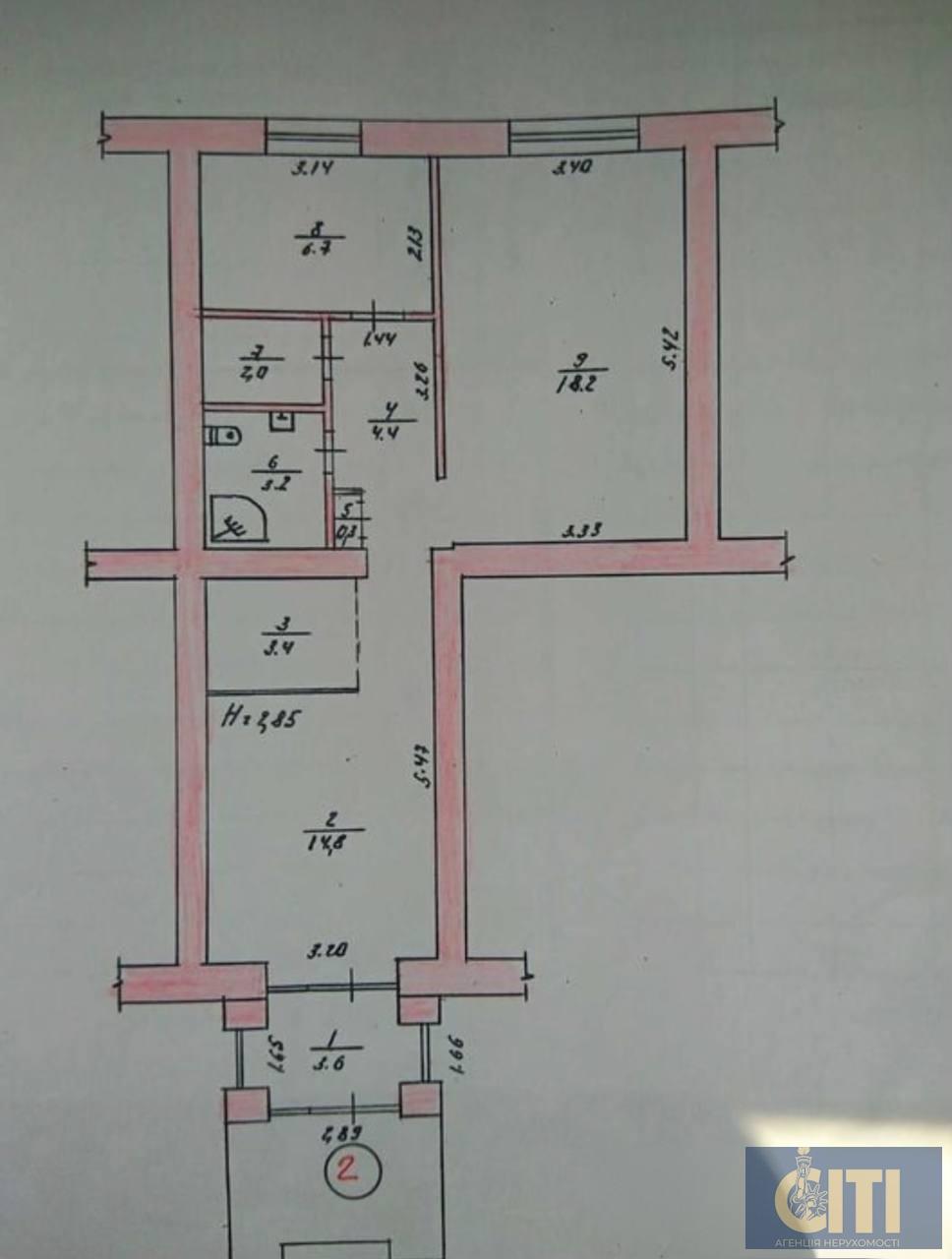 Приміщення у самому центрі міста — Небесної Сотні/Лятошинського, 57 м².