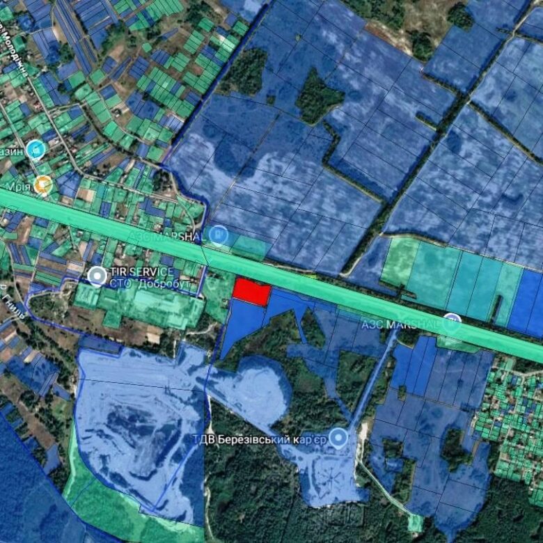 Комерційна ділянка біля траси Київ–Чоп — 0,96 га