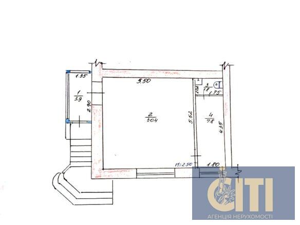 Продаж магазину, нежитлове приміщення в Коростишеві.