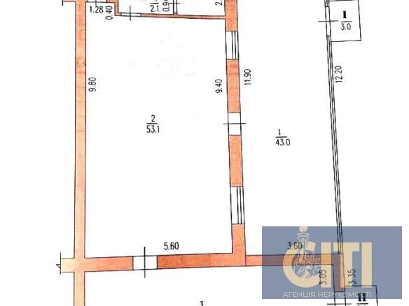 Продаж комерційного приміщення, 125 кв.м., центр Житомира