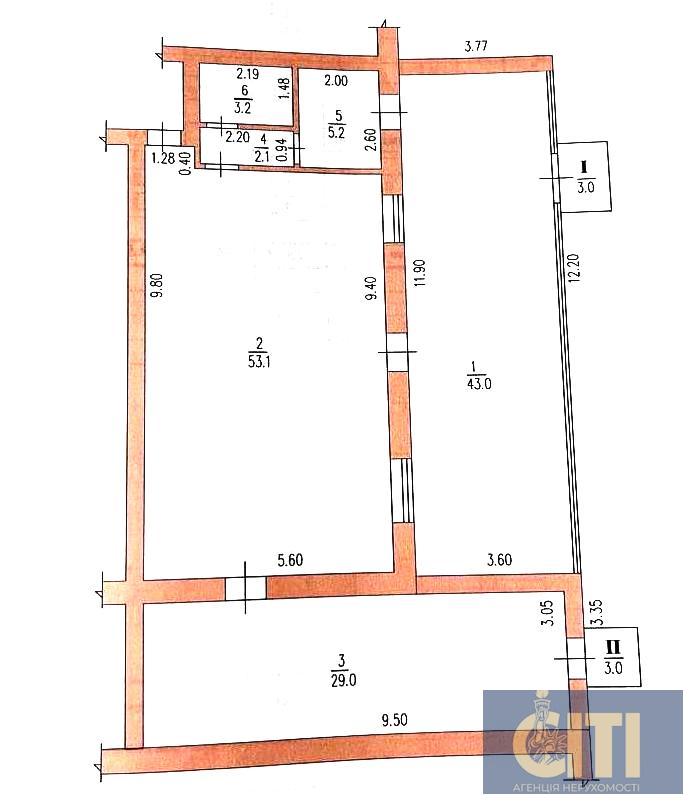Продаж комерційного приміщення, 125 кв.м., центр Житомира