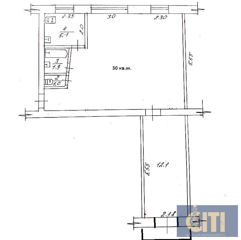 Здам магазин у центрі Житомира по вулиці Хлібна, площа 58 м²