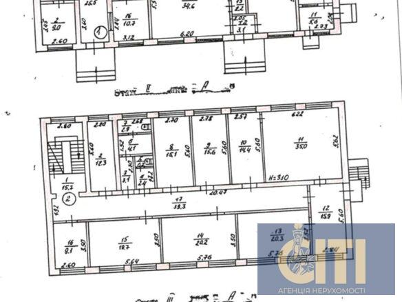 Продаж триповерхового адміністративного приміщення 940 кв.м., район Крошні